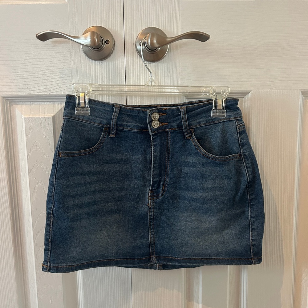 Denim Mini Skirt
